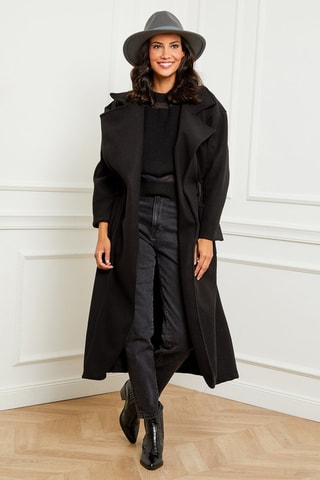 Manteau long - Noir