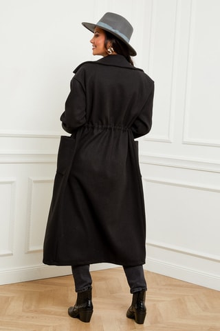 Manteau long - Noir
