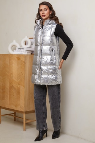 Doudoune sans manches - Gris