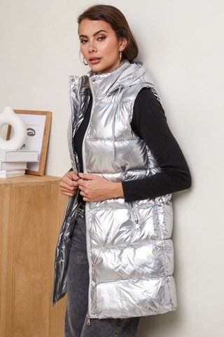 Doudoune sans manches - Gris