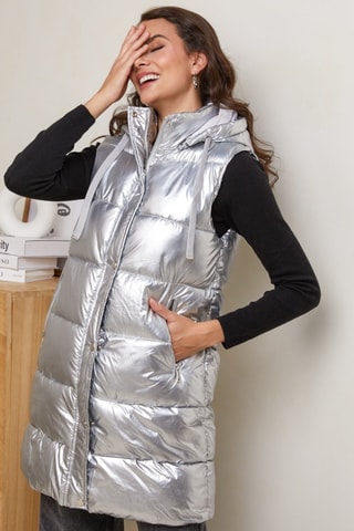 Doudoune sans manches - Gris