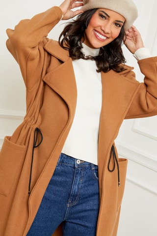 Manteau long - Marron