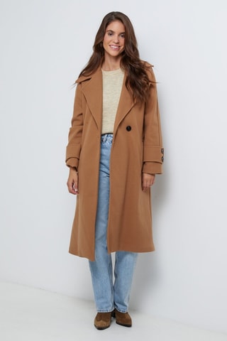 Manteau droit - Camel