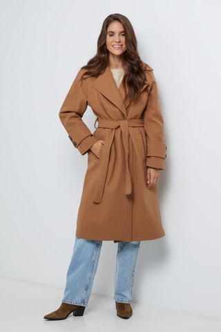 Manteau droit - Camel
