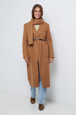 Manteau droit - Camel