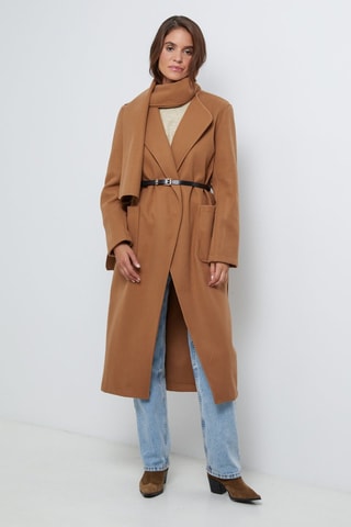 Manteau droit - Camel