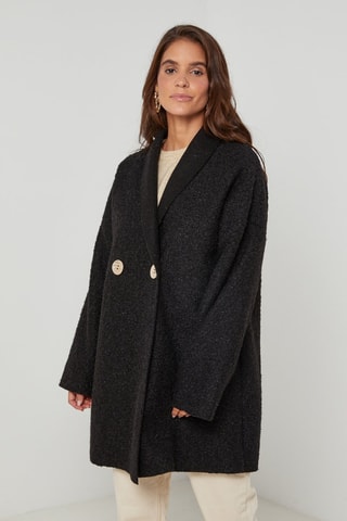 Manteau loose - Noir