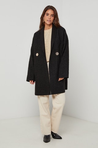 Manteau loose - Noir