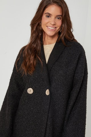 Manteau loose - Noir