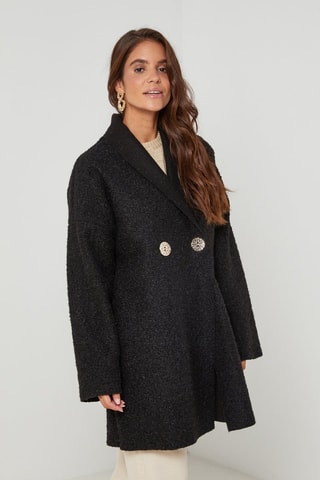 Manteau loose - Noir