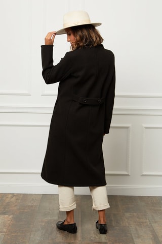 Manteau droit - Noir