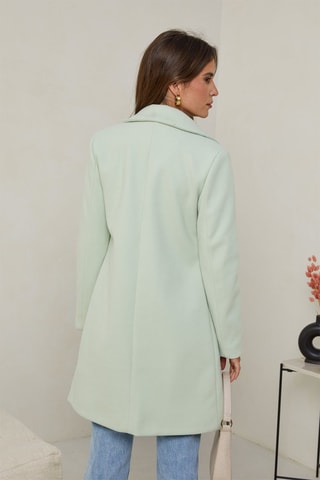 Manteau droit - Vert