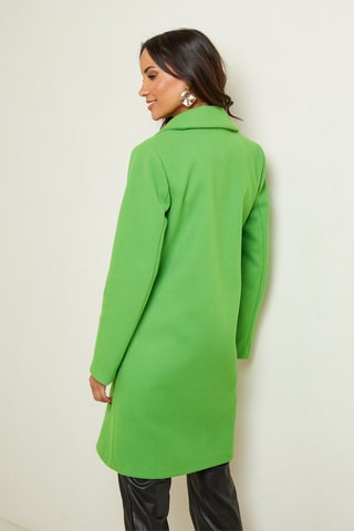 Manteau droit - Vert