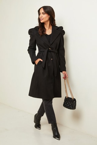 Manteau ajusté - Noir