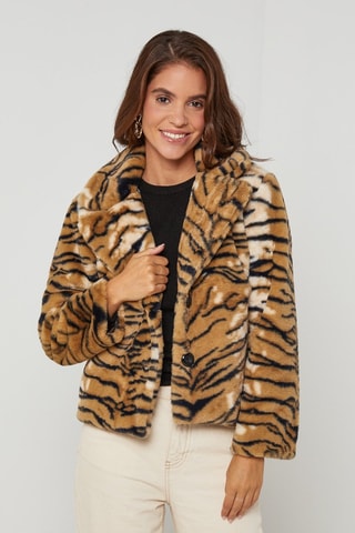 Jasje  - Zwart, beige en bruin - Camel