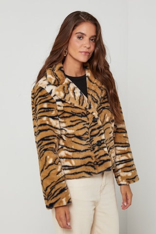 Jasje  - Zwart, beige en bruin - Camel