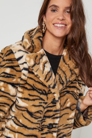 Jasje  - Zwart, beige en bruin - Camel