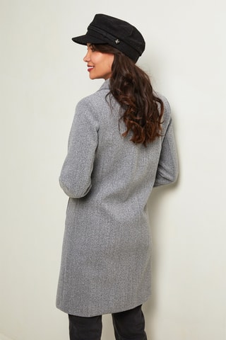 Manteau droit - Gris