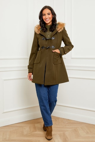 Jas met Capuchon - Groen
