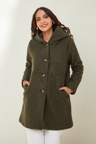 Jas met Capuchon - Groen