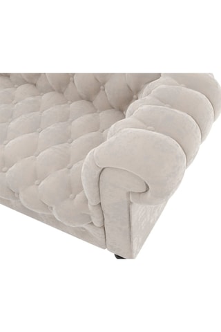 Canapé Chester field Beige foncé