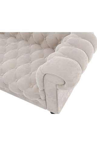 Canapé Chester field Beige foncé