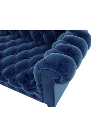 Canapé Chester field Bleu foncé