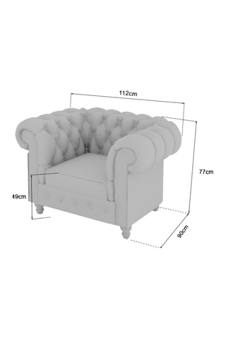 Fauteuil Laurene Beige foncé