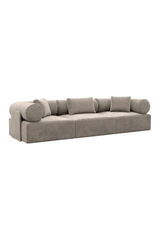 Canapé droit Ragusa Beige foncé