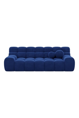 Canapé Bonobo - Bleu marine - 3 places - En polyester 