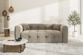 Canapé droit Baloo Beige foncé
