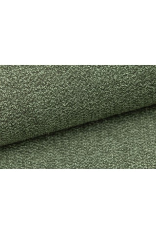 Canapé d'angle droit Baloo - Vert - Tissu structuré - 5 places