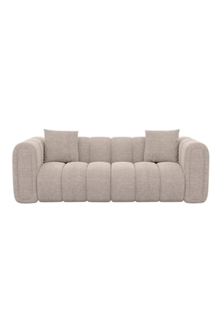 Canapé Luma - Beige - 2 places - Tissu structurel