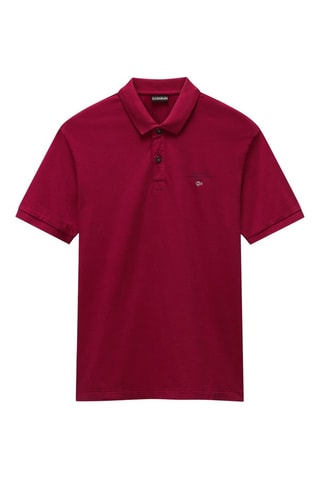 Polo Elbas - Blanco, negro y rojo
