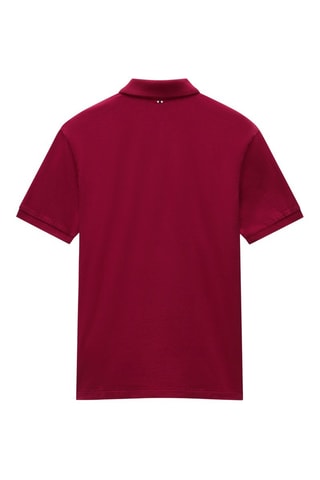 Polo Elbas - Blanco, negro y rojo