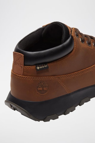 Zapatillas altas de piel - Marrón
