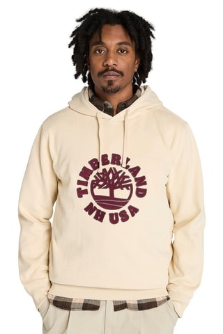 Sudadera con capucha Graphic - Beige y rojo