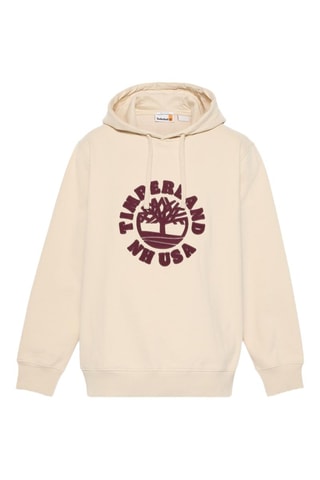 Sudadera con capucha Graphic - Beige y rojo