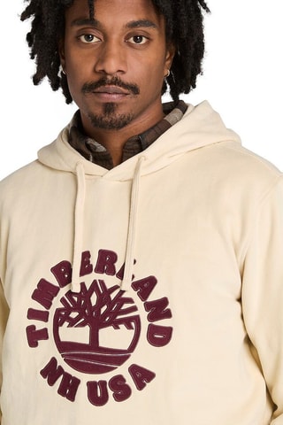 Sudadera con capucha Graphic - Beige y rojo