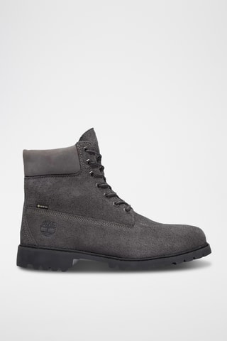 Botas de piel - Gris oscuro