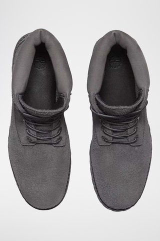 Botas de piel - Gris oscuro
