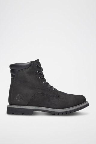 Botines de piel - Negro