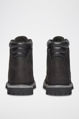 Botines de piel - Negro