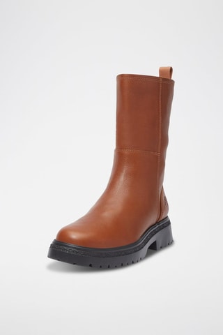 Botas de piel - Marrón
