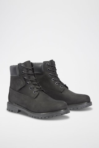 Botas de piel - Negro