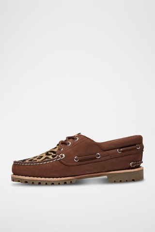 Náuticos de nobuk Authentic - Negro, beige y marrón