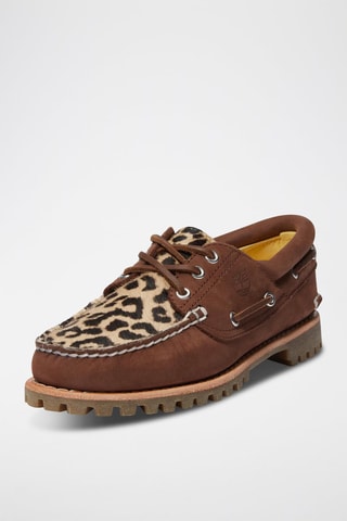 Náuticos de nobuk Authentic - Negro, beige y marrón