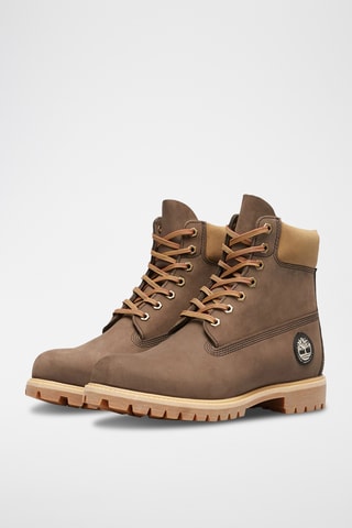 Botas de piel - Marrón