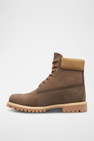 Botas de piel - Marrón
