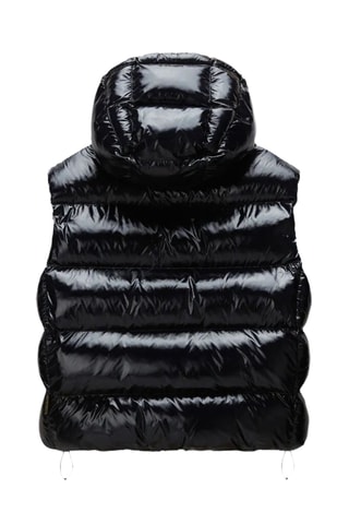 Chaleco con capucha - Negro